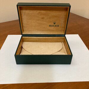 Vintage Rolex Green Leather Box 68.00.08